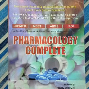 PHARMACOLOGY COMPLETE Book (Notebook + MCQ)