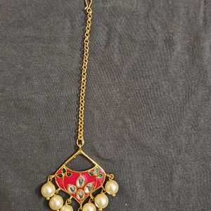 MEENAKARI NECKLACE AND MAANGTIKKA Combo