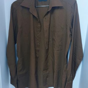 Campsvink Brown Formal Shirt