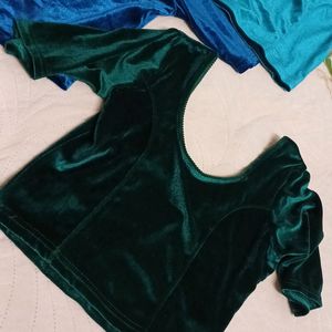 Xxl Velvet Blouses..