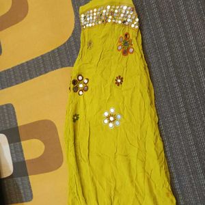 Lime Color Salwar,