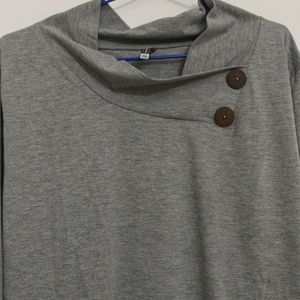 Grey Formal Wear Top