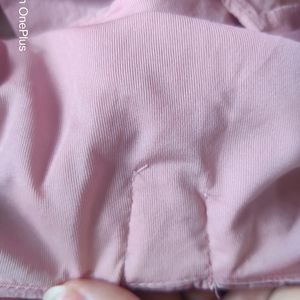 H&M Dusky Pink Bow Crop Top