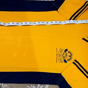 Sports Track Suit Yellow With Blue