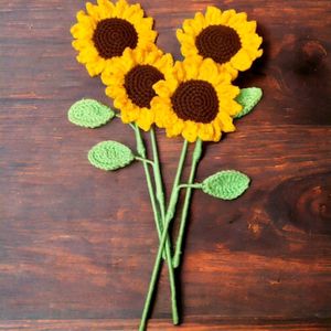 Crochet Sunflower Handmade