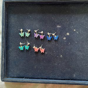 New Butterfly Stud Earrings