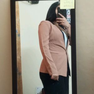 Korean Nude Formal Blazer