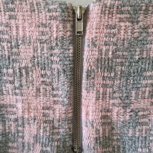 Pink And Grey Dress Sweater