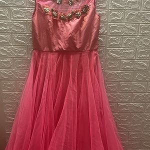 Pink Cinderella Sleeveless Gown