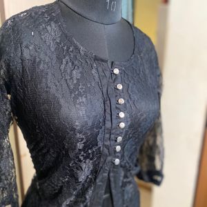 Lace Cape Top