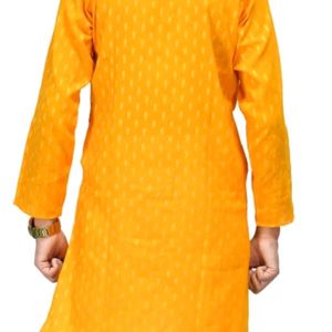 Boys Ethnic Kurta And Pajama Set ( Yellow)