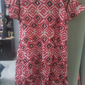 Knee Length Short Cotton Kurti For Daiky Wear