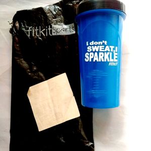 FITKIT  700 ml 🧂 Shaker Blu Bottle Brand New