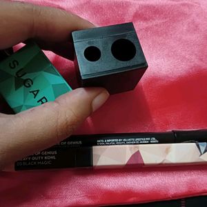 Combo Sugar Cosmetics Lipstick & Kajal