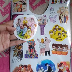 100 BTS Stickers