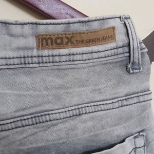 Acid Wash Grey Denim Pant (Men)