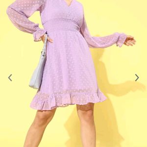 PlusS Lavender Dress