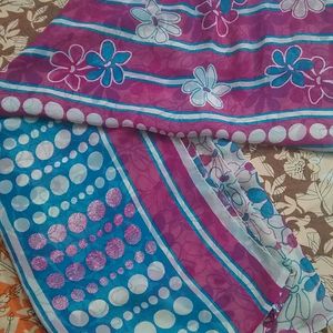 Floral Chiffon Saree