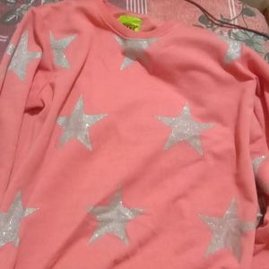 Pink Silver Star, Sweatshirt