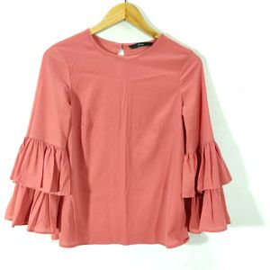 Coral Plain Casual Top (Vera Moda)