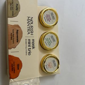 Nourish Mantra mask mini trio