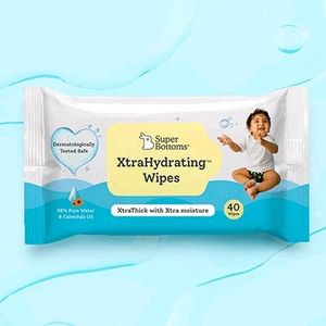 SuperBottoms XtraHydrating Wipes (Pack Of 40 Wipe)