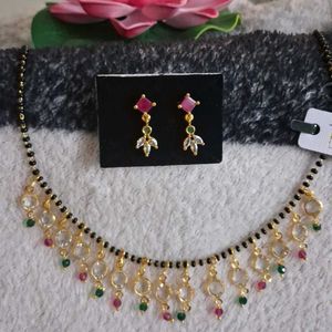 Stones With Beads Mangalsutra