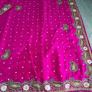 Rani Pink Sari With Blouse