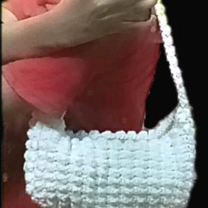 Popcorn Stitch Handbag