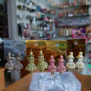 Dancing Doll Earrings 4 Set