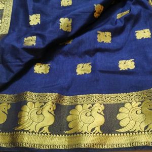 Beautiful Peacock Design Saree