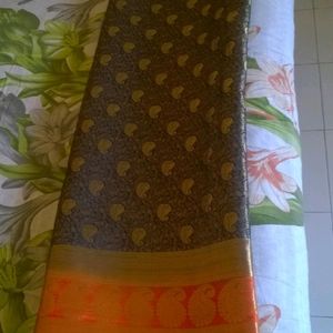 Silk Saree Wit Stitched Blouse