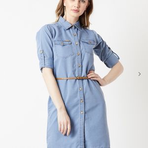 Shirt Dress With Belt