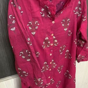 Rose Colour Kurta