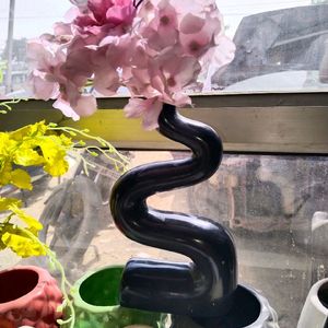 2 Snake Shape Flower Vase