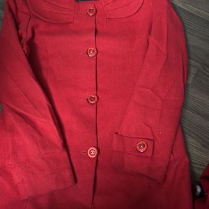 Red Woollen Coat