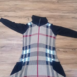 Turtle Neck Woolen Dress