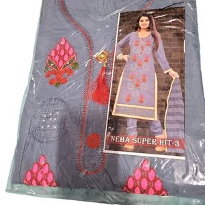 Salwar Material With Duppata For Donation