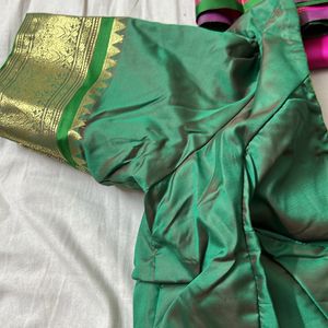 Silk  Saree with tailored blouse