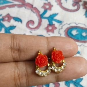 Combo Of Rose Earrings