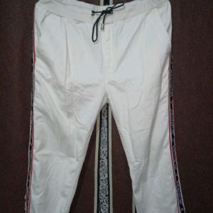 White Colour Jogger For Women