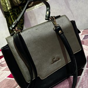 LAVIE Women Grey & Black Satchel - Mini