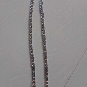 Silver Steel Chain For Boys