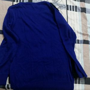 Blue Woollen Top