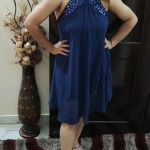 Blue Stone Dress