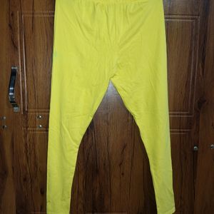 New Lyra Yellow Ankle Length Leggings