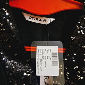 OTIRA Brand BLACK PARTYWEAR TOP