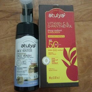 Atulya Face Wash And Sunscreen