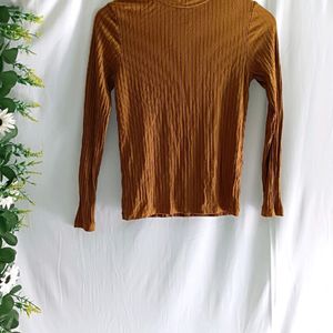 ribbed mustard top