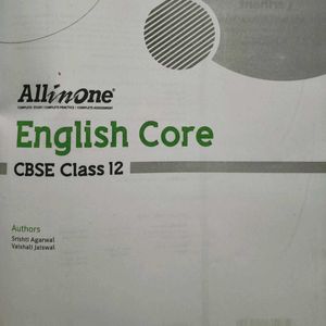 All In One English Core CBSE Class 12 2024